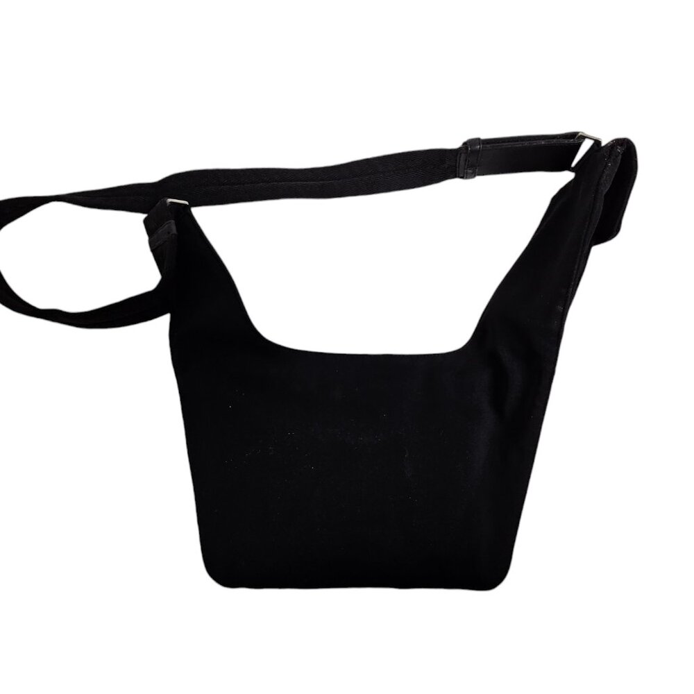 90s - 00s Nine West black fabric crossbody bag - Picture 3 of 8